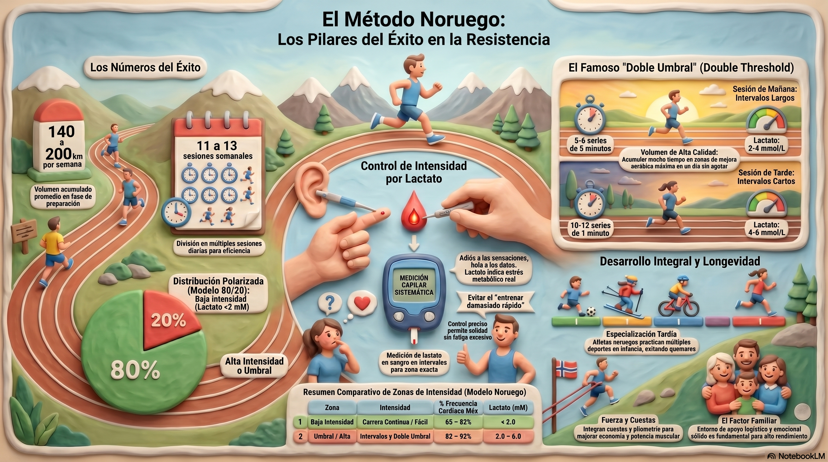 El Método Noruego: Los Pilares del Éxito en la Resistencia